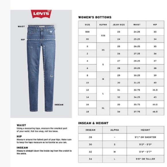 Levi’s 724 High-rise Slim Straight Size 30x32~New in packaging ($70) - Picture 7 of 7
